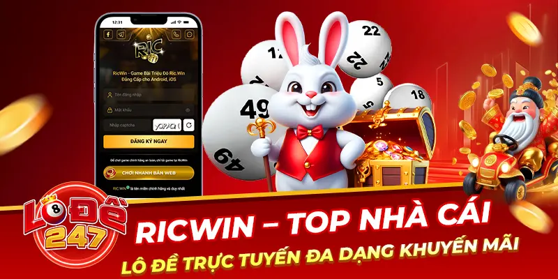 Ricwin – Top nhà cái lô đề trực tuyến đa dạng khuyến mãi