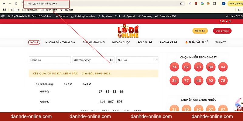 Truy cập vào website Lô Đề Online