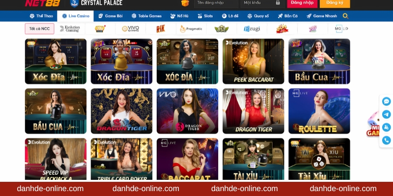 Live casino với dealer nóng bỏng