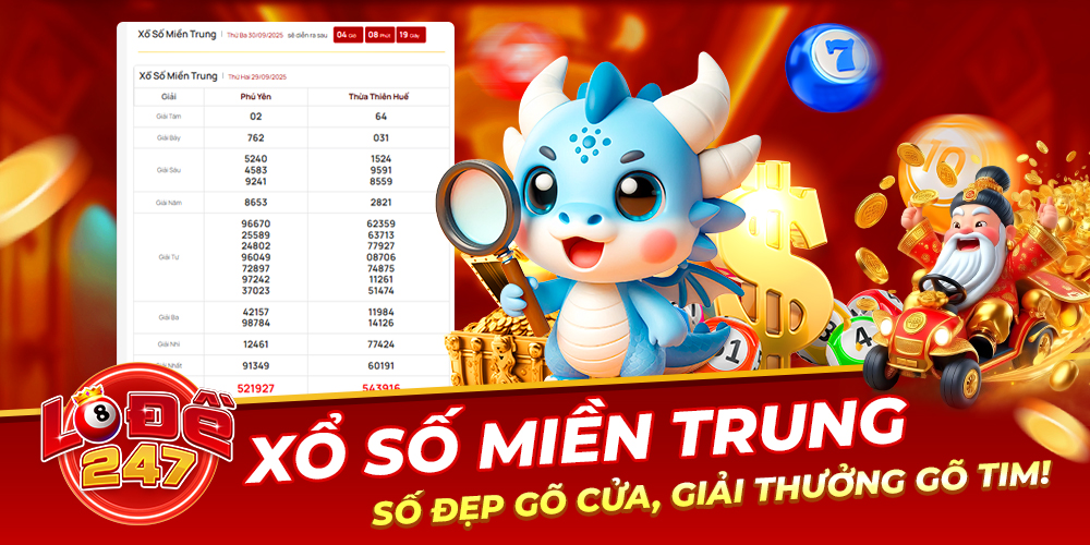 XS Miền Trung 1 Xổ Số Miền Trung – Số Đẹp Gõ Cửa, Giải Thưởng Gõ Tim